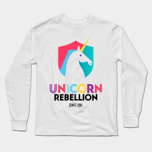 Unicorn Rebellion - White Long Sleeve T-Shirt